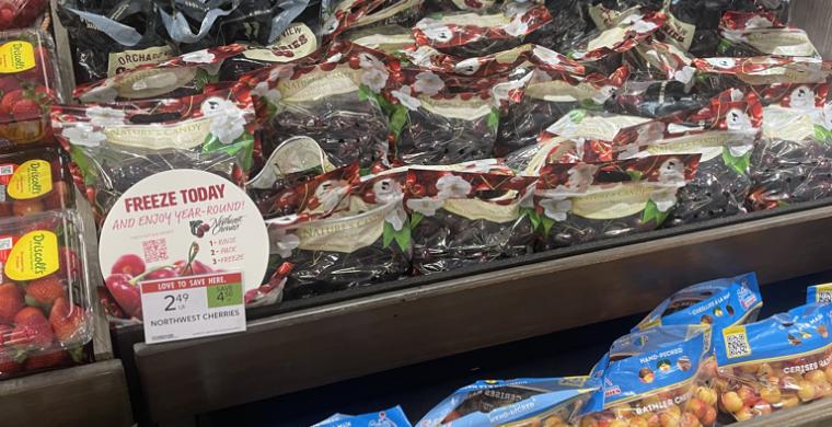 Filled display with our POS that was prominently display POS.