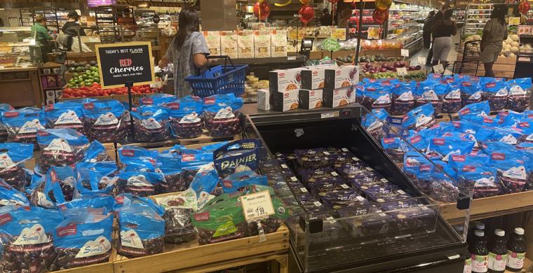 Organic Cherries @$7.99