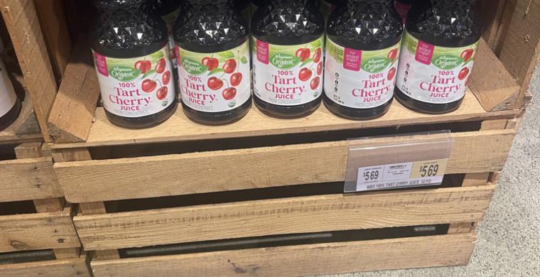 Wegmans Brand Tart Cherry juice
